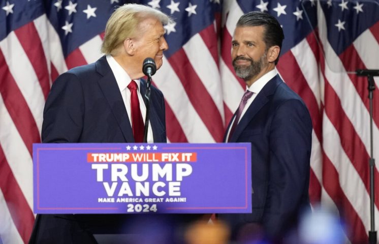Donald Trump Jr. abre la posibilidad a una futura candidatura presidencial 