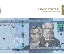 Banco Central pondrá en circulación nuevos billetes de RD$2,000 a partir del 12 de mayo