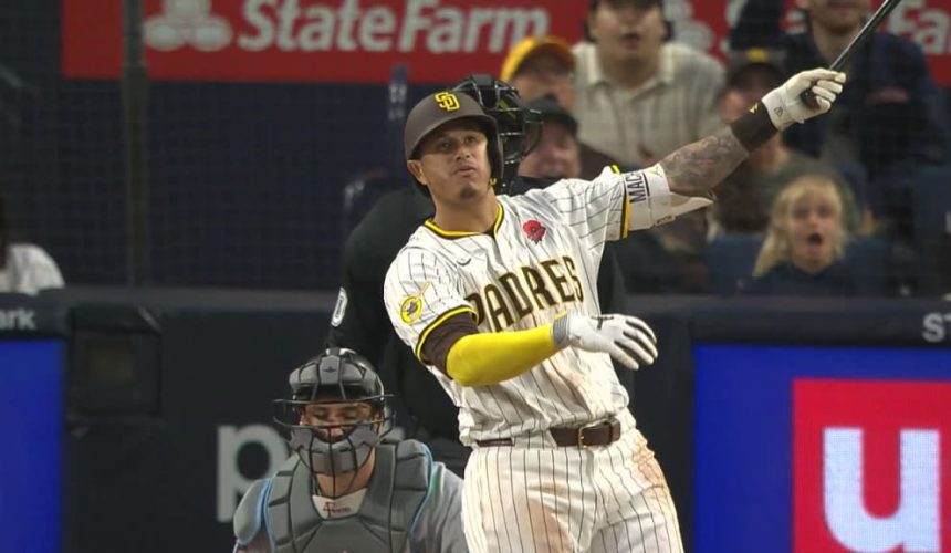 Machado conecta jonrón para impulsar remontada victoria de Padres de San Diego