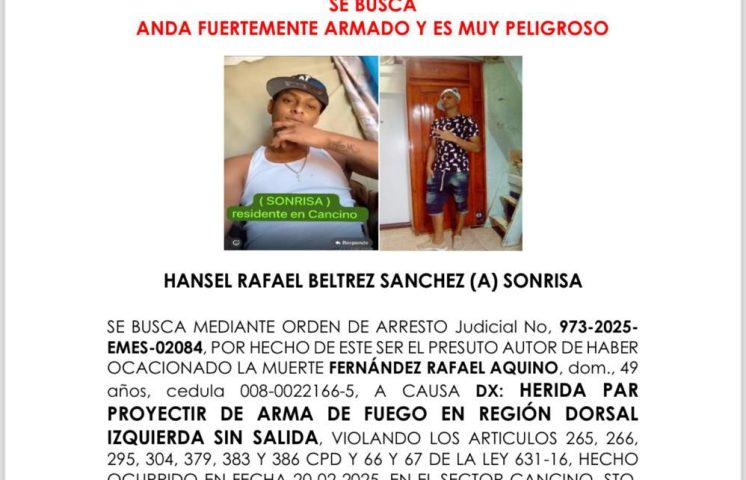 Delincuente “Sonrisa” muere tras enfrentamiento con la Policía en SDE