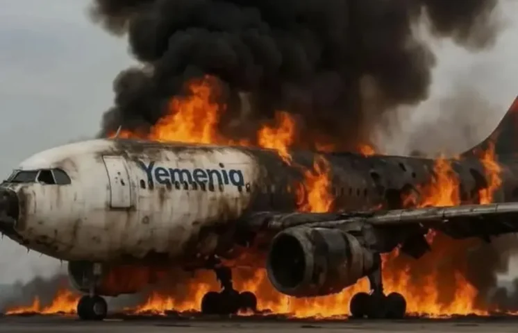 Bombardeo israelí deja fuera de servicio el Aeropuerto Internacional de Yemén
