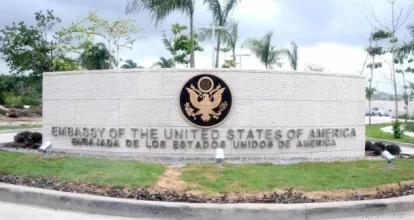 Embajada de EE.UU. emite alerta por manifestación este viernes en Santo Domingo