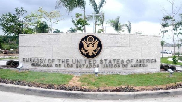 Embajada de EE.UU. emite alerta por manifestación este viernes en Santo Domingo
