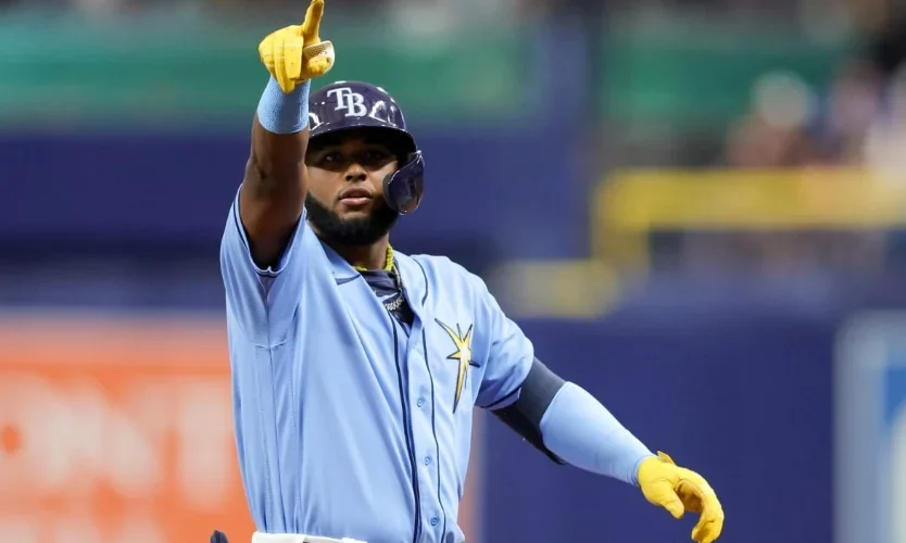 Junior Caminero conecta su cuadrangular #19 de la temporada en MLB este domingo