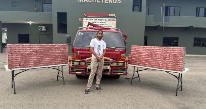 Arrestan camionero transportando 90 mil cigarrillos de contrabando en Santiago Rodríguez