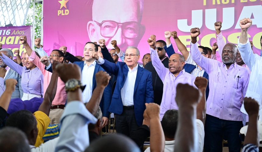 Danilo Medina desde San Cristóbal: “El PLD siente el dolor de la gente y volverá al poder con la estrella amarilla”