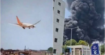 Momento exacto en el que se estrella avión de Air India; iban a bordo 242 pasajeros