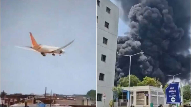 Momento exacto en el que se estrella avión de Air India; iban a bordo 242 pasajeros