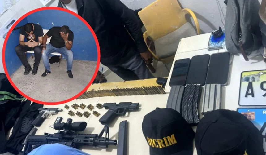 ¡Policías atracando! dos fueron apresados por a asaltar a miembros de la institución en Boca Chica