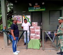 Confiscan 21 mil cigarrillos de presunta procedencia ilegal en Santiago Rodríguez