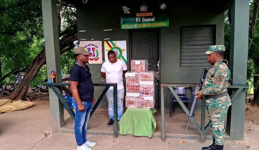 Confiscan 21 mil cigarrillos de presunta procedencia ilegal en Santiago Rodríguez