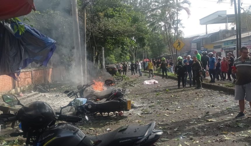 Ataques con explosivos deja varios muertos en Colombia