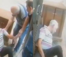 Cámara de seguridad capta momento en que dos taxistas amigos mueren de un infarto