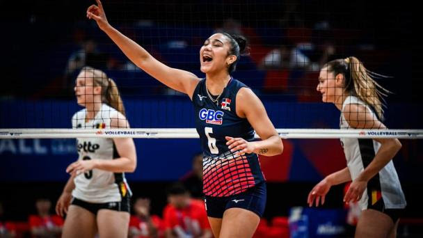 Las Reinas del Caribe derrotan 3-0 a Bélgica, primer triunfo en torneo de la Liga de Naciones