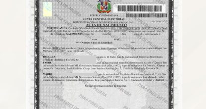 Junta Central Electoral de RD implementa nueva tarifa única para actas oficiales