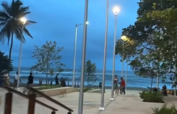 Ministro de Turismo muestra avances del nuevo malecón de Haina