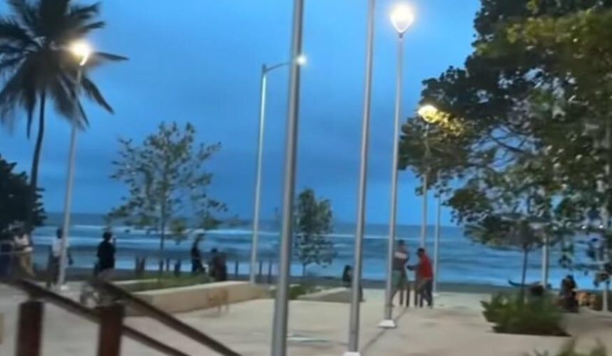 Ministro de Turismo muestra avances del nuevo malecón de Haina