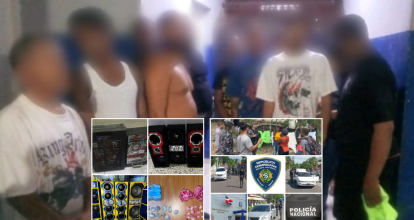 Policía Nacional reporta incautaciones y arrestos en tres provincias del Cibao