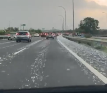 Tormenta en Madrid: granizos 