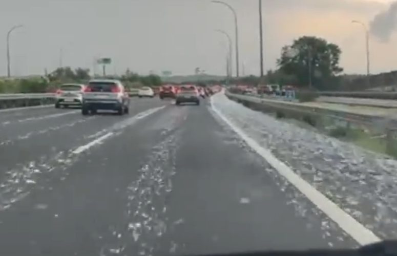 Tormenta en Madrid: granizos 