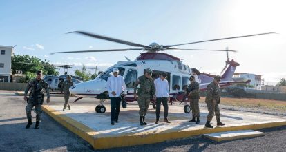 Ministros de Defensa supervisan nuevos proyectos de construcción en Pedernales