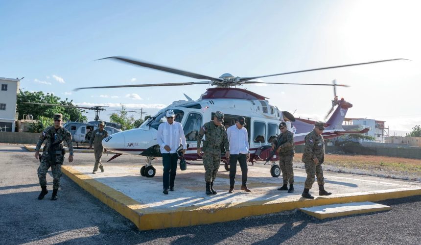 Ministros de Defensa supervisan nuevos proyectos de construcción en Pedernales