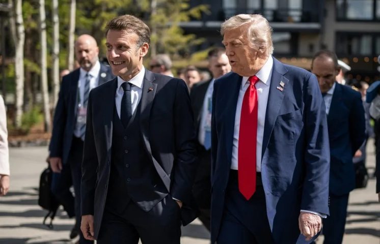 Trump critica a Macron y dice que no abandonó el G7 para negociar un alto el fuego entre Irán e Israel