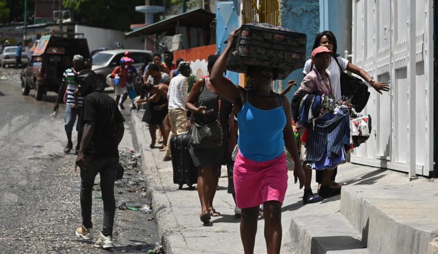 El aumento de desplazados internos en Haití agrava la crisis alimentaria, dice la ONU