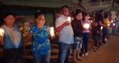 Comunitarios protestan por arreglo urgente de carretera en Matanzas, Santiago 