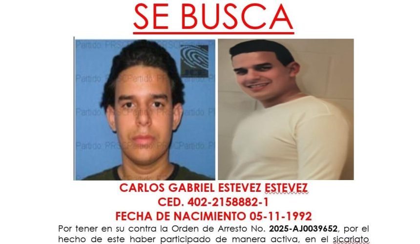 PN busca hombre presuntamente vinculado al asesinato de ciudadano frente a su residencia en La Vega