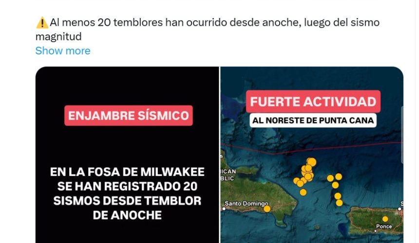 Al menos 20 temblores se han registrado desde anoche por “enjambre sísmico”, según analista