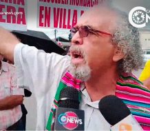 Protestan en Santiago en demanda de terminación del drenaje pluvial 