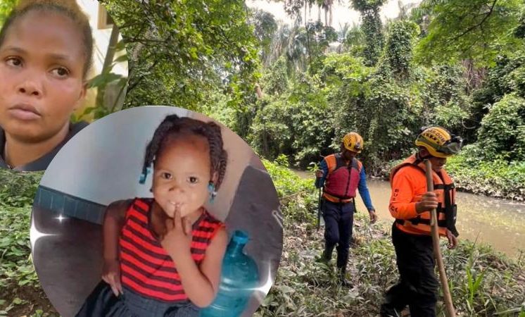 Defensa Civil encuentra cuerpo de niña desparecida en cañada Villa Mella