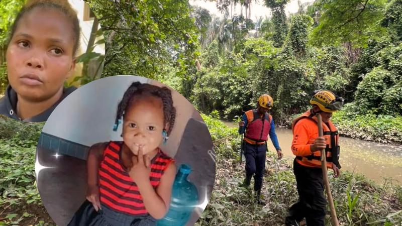 Defensa Civil encuentra cuerpo de niña desparecida en cañada Villa Mella