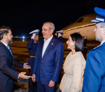 Abinader llegó la noche de este jueves a Brasil en la última parte de su viaje que inició en Europa