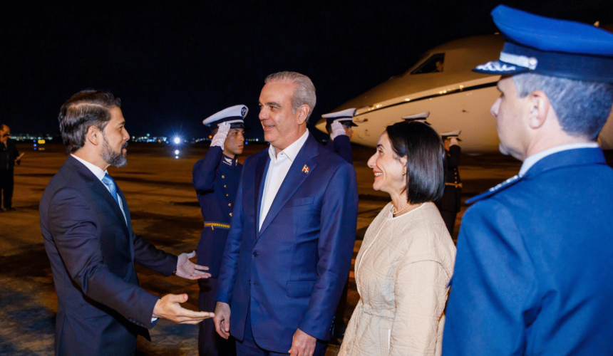 Abinader llegó la noche de este jueves a Brasil en la última parte de su viaje que inició en Europa