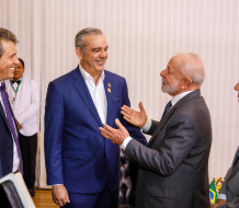 Abinader y Lula da Silva sostienen diálogo bilateral centrado en cooperación entre RD-Brasil