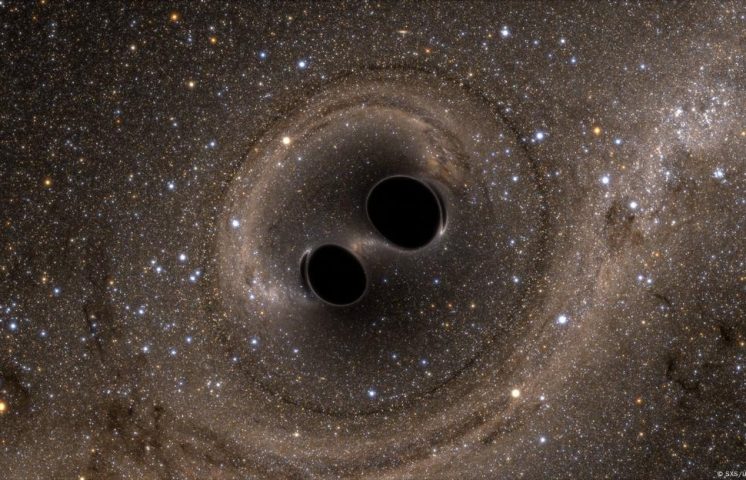Detectan la mayor fusión de dos agujeros negros jamás vista
