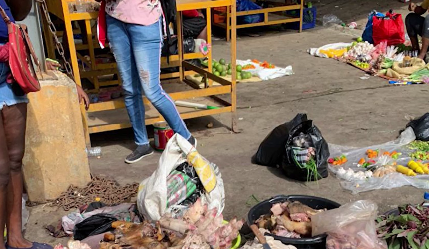 Denuncian venta de alimentos dañados por parte de Haitianos en Mercado Nuevo de Moca
