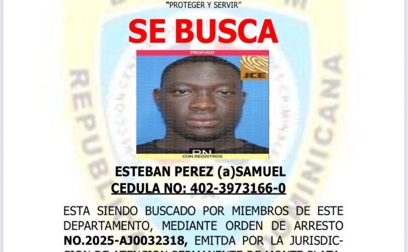 Policía Nacional activa la búsqueda de prófugo acusado de homicidio en Monte Plata