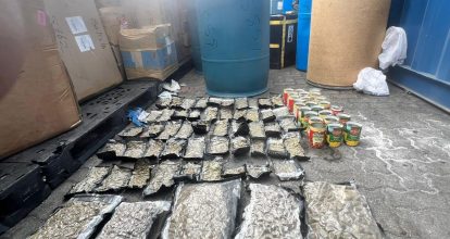 Confiscan 66 paquetes de marihuana ocultos en toallas sanitarias y comida para perros