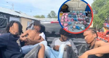 PN y MP apresan a cuatro hombres en posesión de 3,888 gramos de drogas