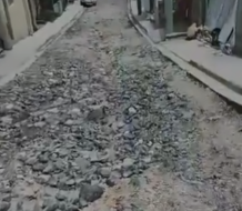 Residentes de Villa Mella exigen terminación de calles abandonadas por Obras Públicas