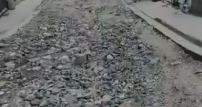 Residentes de Villa Mella exigen terminación de calles abandonadas por Obras Públicas