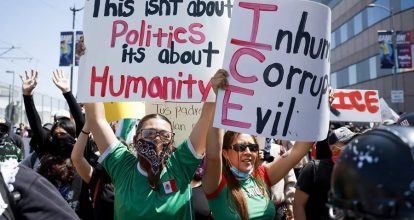 Un mes de redadas migratorias convierte a Los Ángeles en símbolo de resistencia en EE.UU.