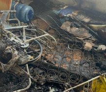 Dos niños resultan con quemaduras graves tras incendio en vivienda de Santiago