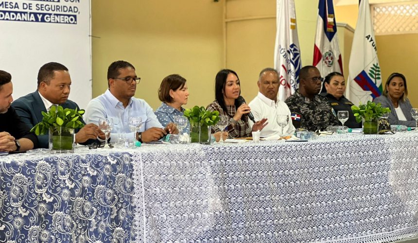 Faride Raful encabeza en Peravia programa de Seguridad, Ciudadanía y Género