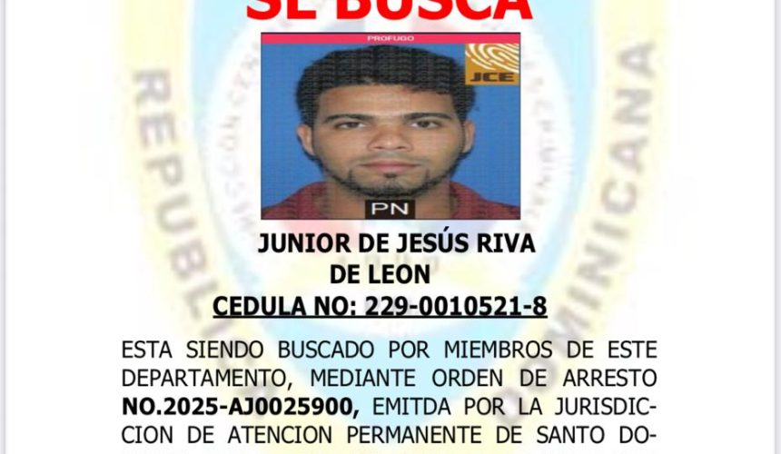 PN busca a hombre acusado de presuntamente amenazar de muerte de forma reiterada a una mujer en SDO