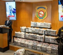 DNCD incauta 210 paquetes de presumiblemente cocaína en Puerto Caucedo