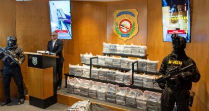 DNCD incauta 210 paquetes de presumiblemente cocaína en Puerto Caucedo